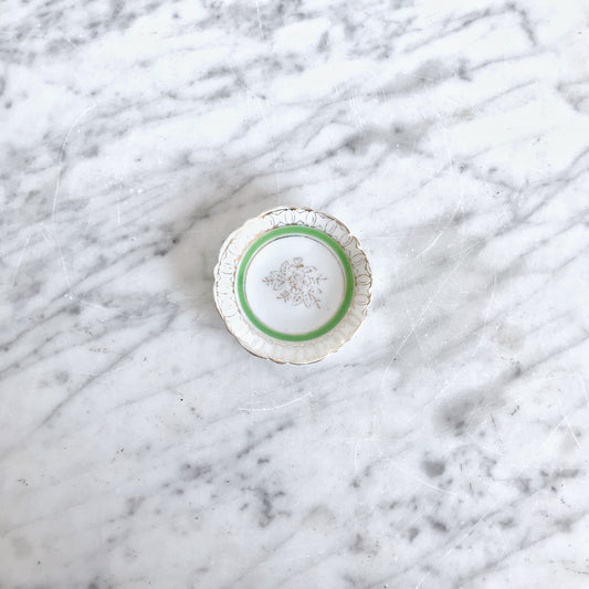 Tiny Vintage Porcelain Dish, Japan