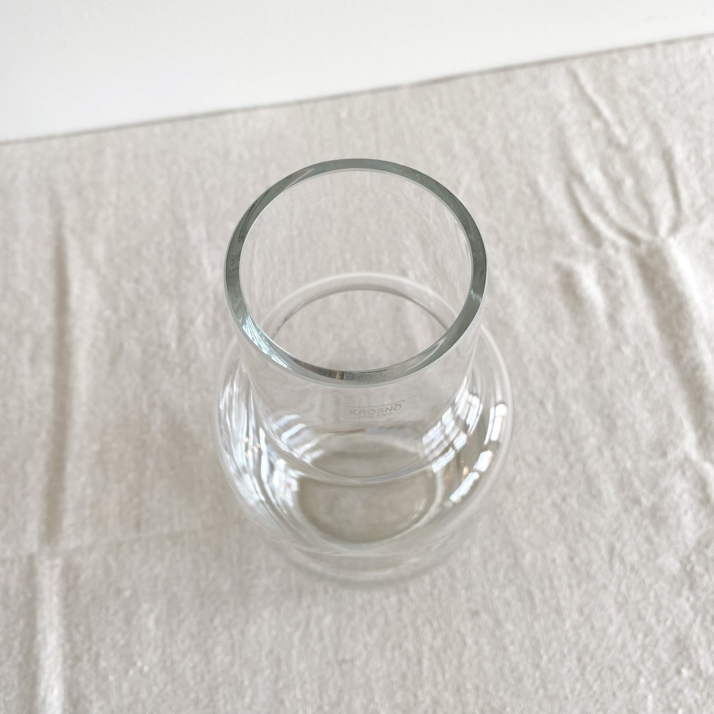 Minimalist Crystal Decanter / Vase, Krosno