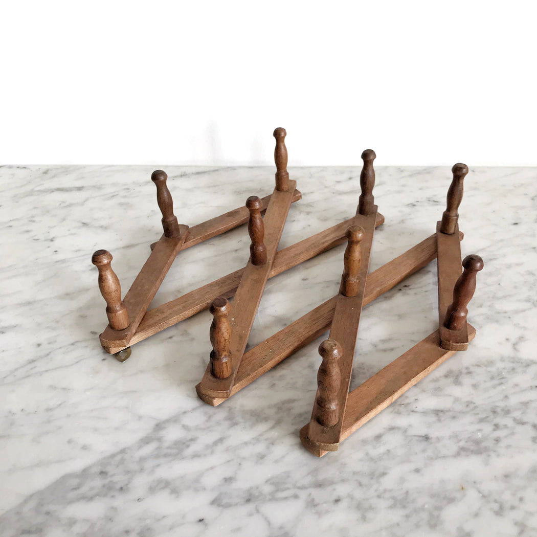 Accordion Peg Rack  Vintage Crossroads