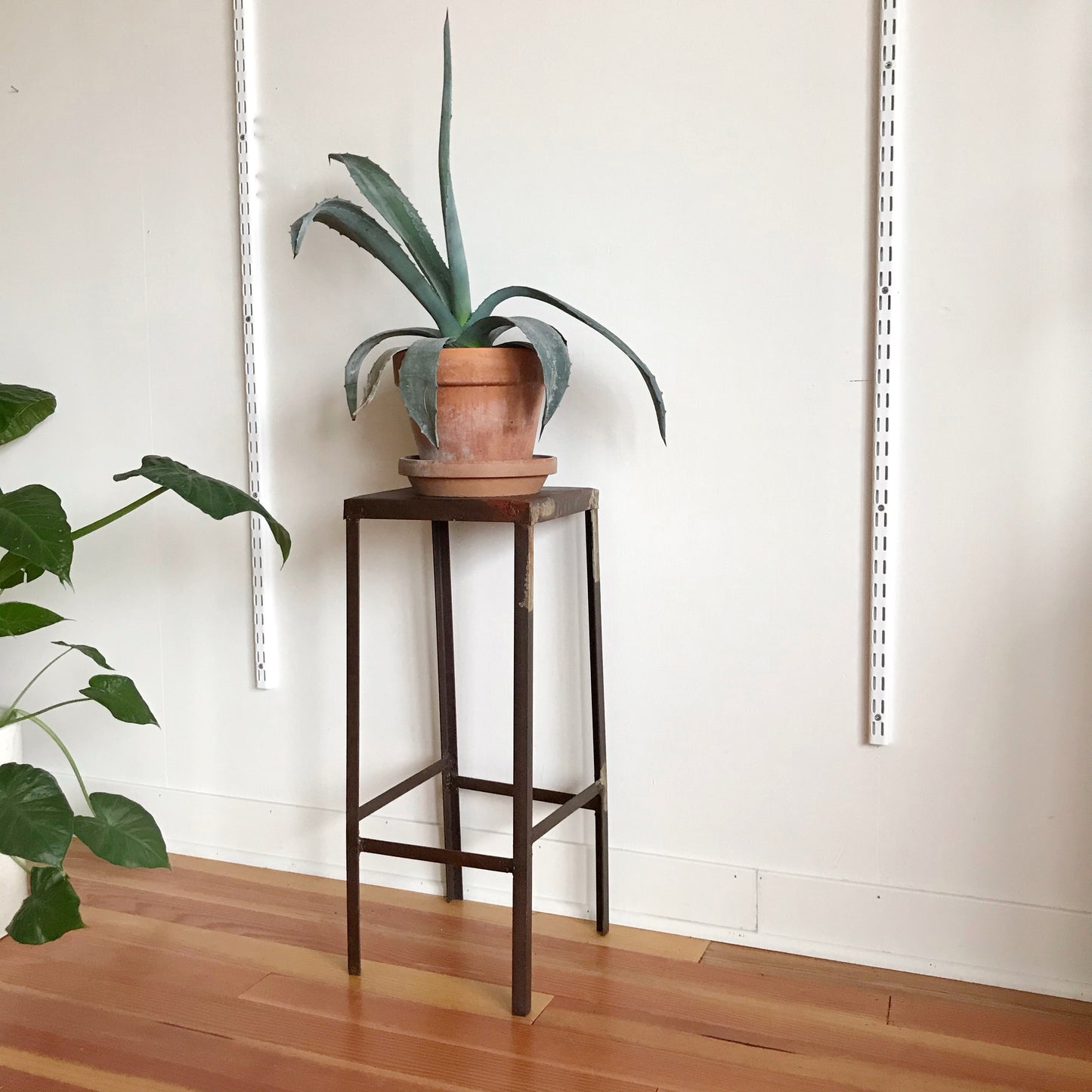 Vintage Minimal Industrial Plant Stand