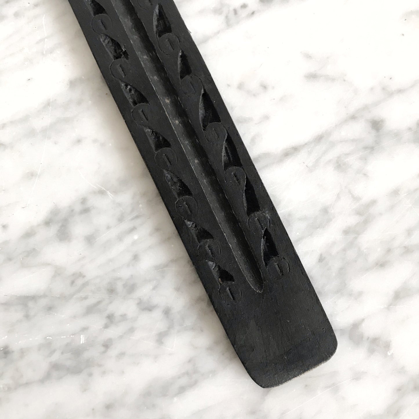 Carved Wood Incense Holder, Ebony