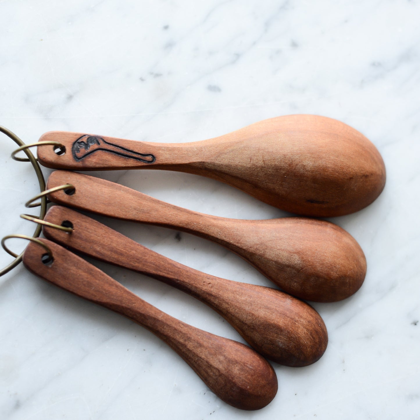 Vintage Wooden Measuring Spoons