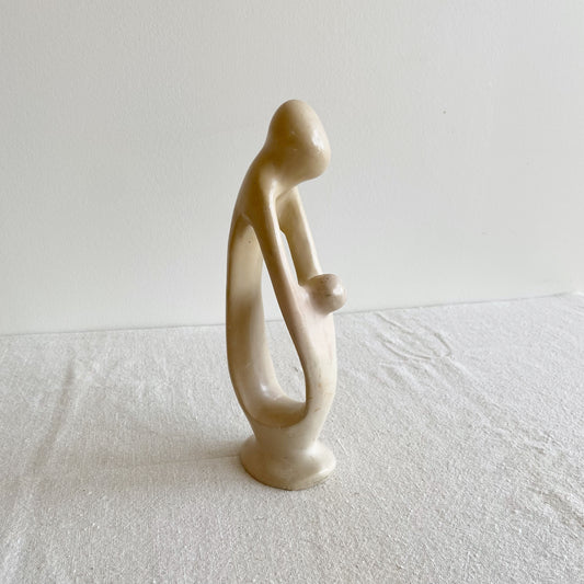 Minimalist Carved Soapstone Duo