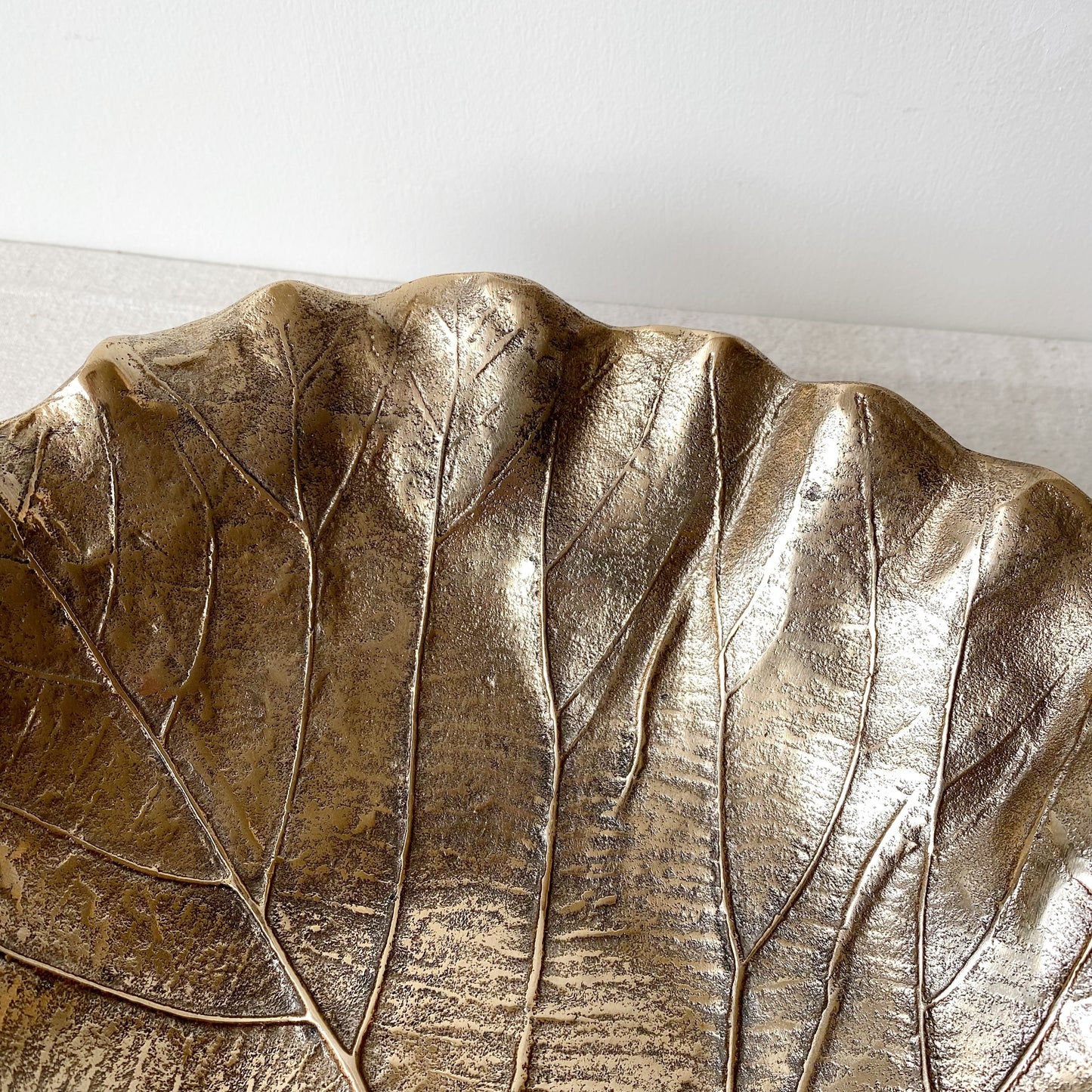 Found Oversized Leaf Bowl