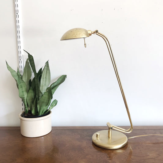 70's Vintage Gold Desk Lamp