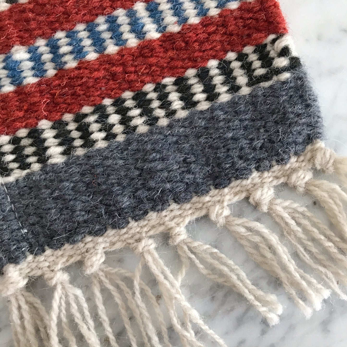 Small Woven Wool Trivet