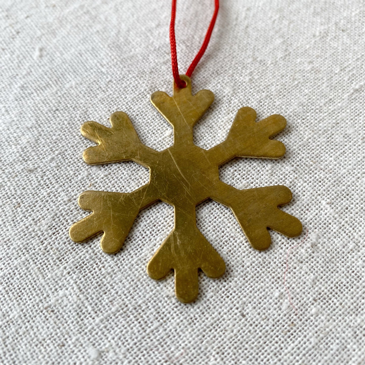 Brass Snowflake Ornament, Choose