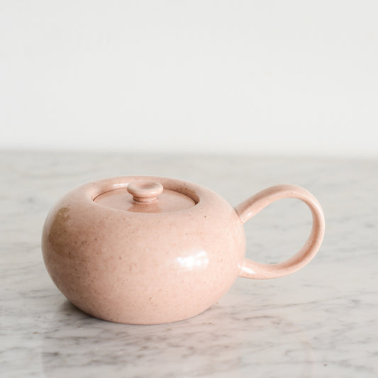 Vintage Pink Sugar Bowl by Russel Wright