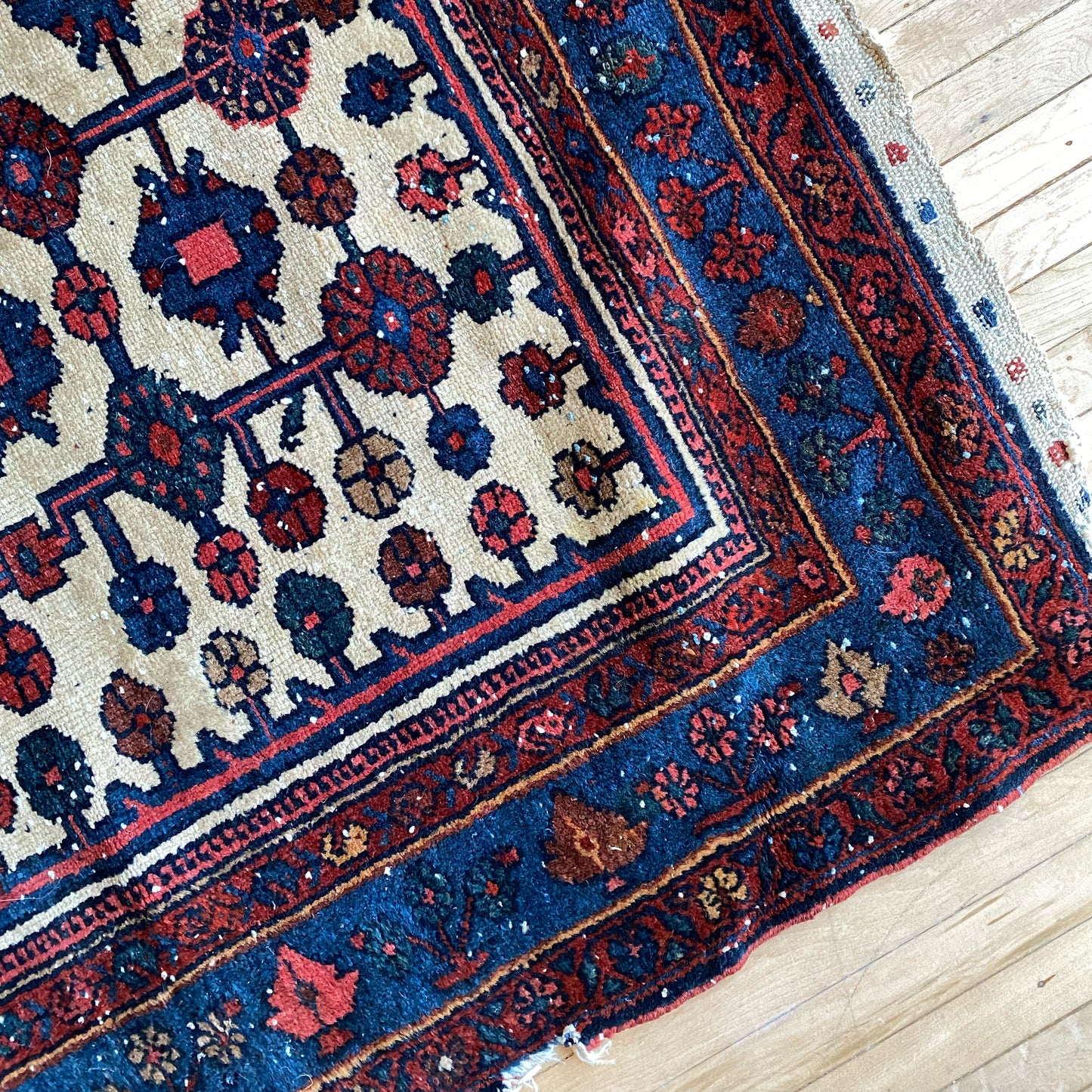 Vintage Hand-knotted Wool Rug (3’8” x 6’8”)