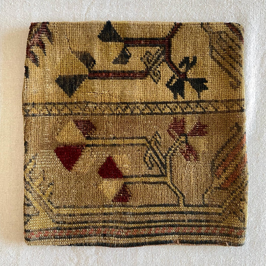 Hand-knotted Turkish Pillow Cover (14x14)