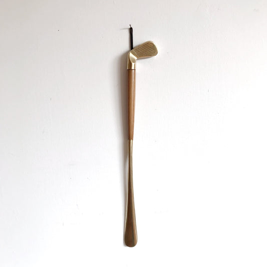 Vintage Brass Golf Club Shoehorn