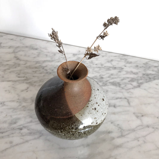 Vintage Stoneware Pottery Vase