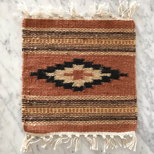 Vintage Woven Wool Table Runner, “REMMI”