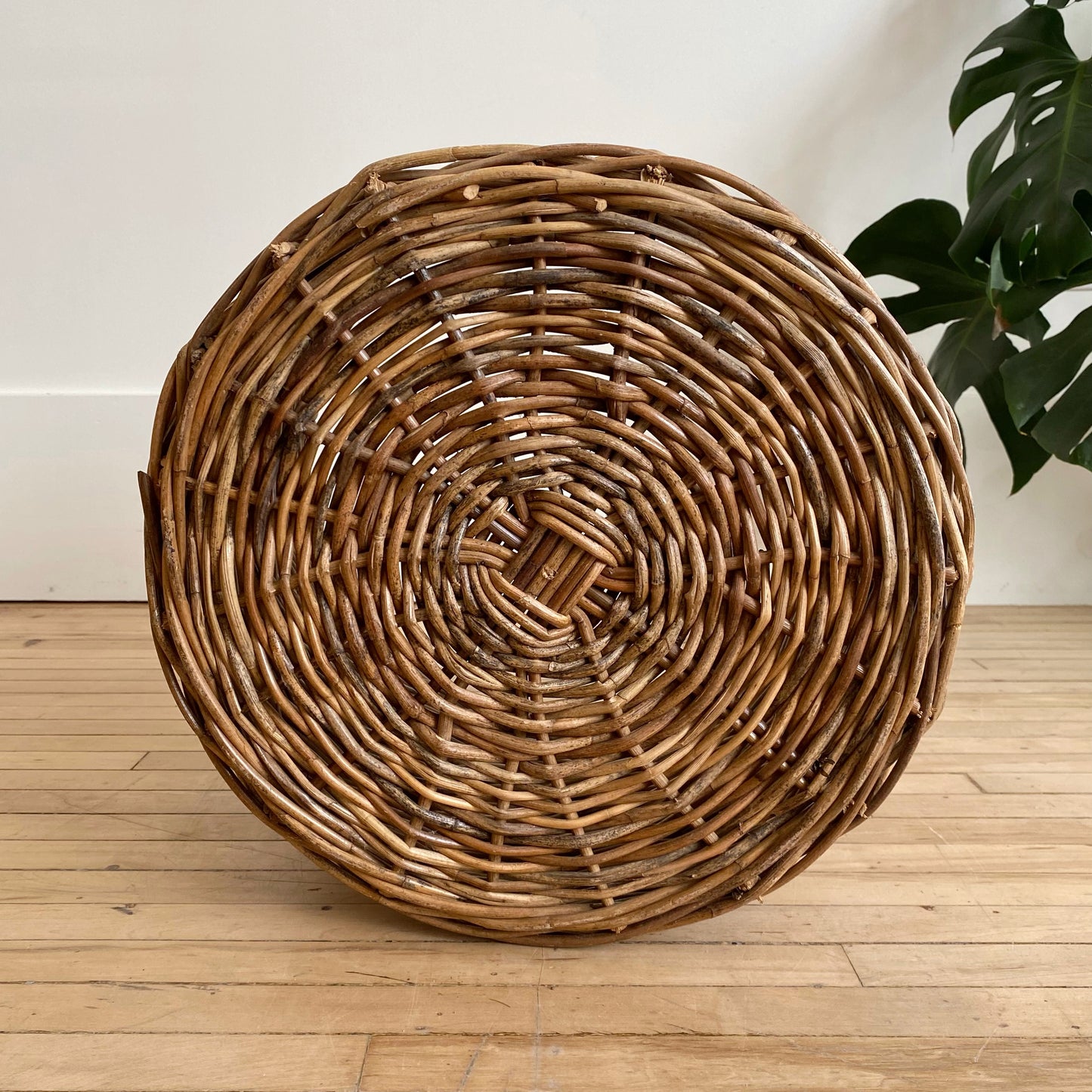 Large Found Vintage Natural Woven Basket