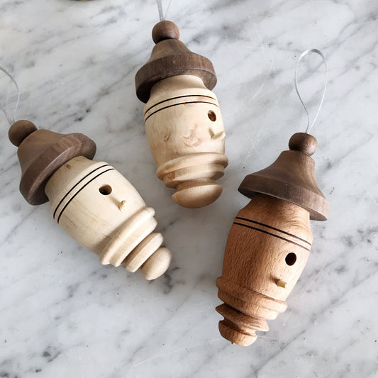 Wooden Heirloom Ornament, Birdhouse / Fairy House