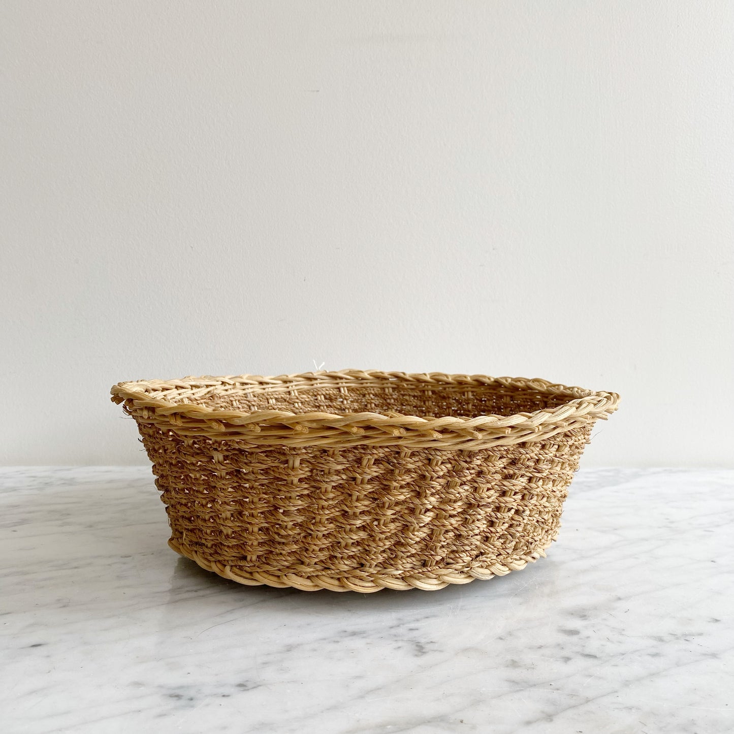 Vintage Woven Rope Basket