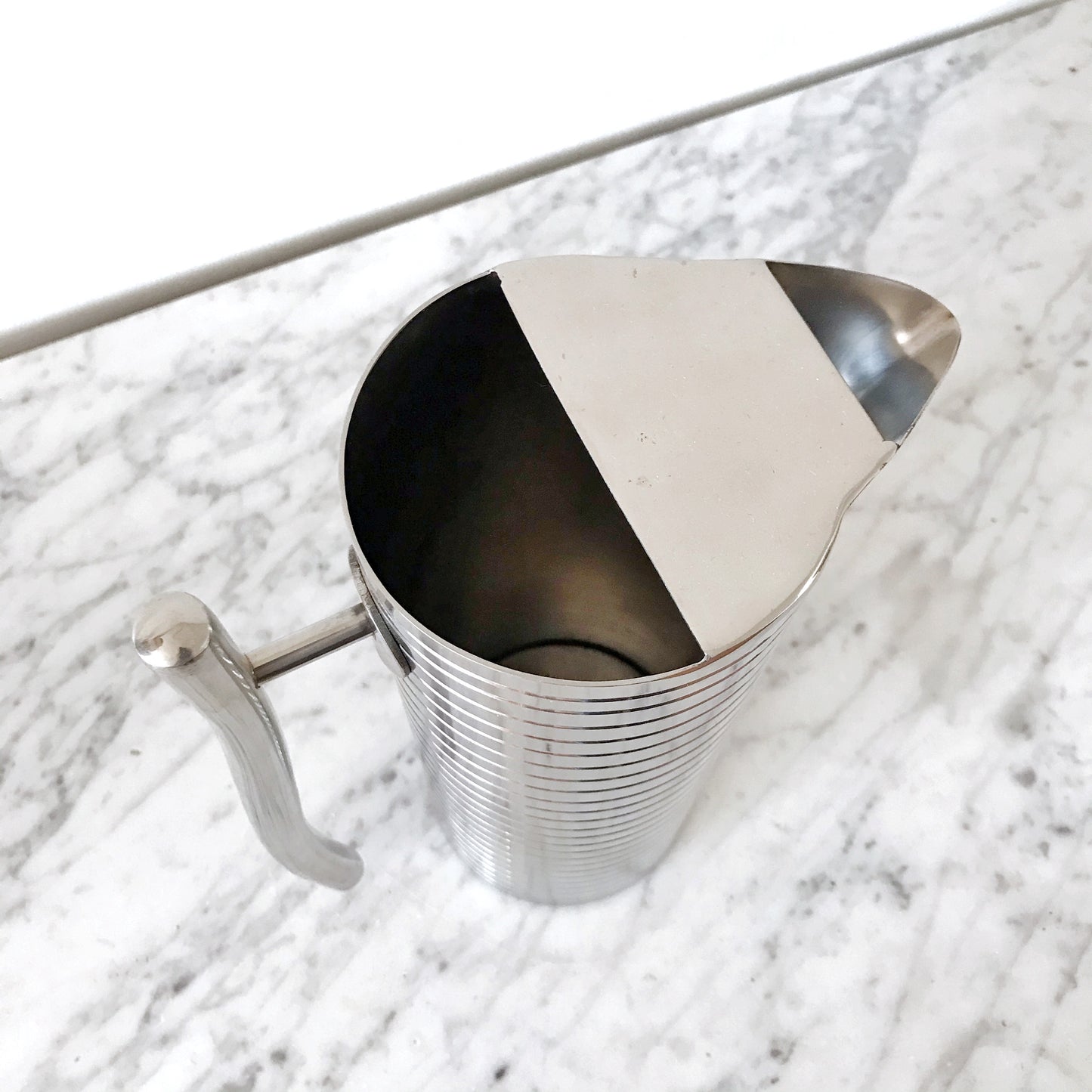 Vintage Modern Stainless Water Pitcher
