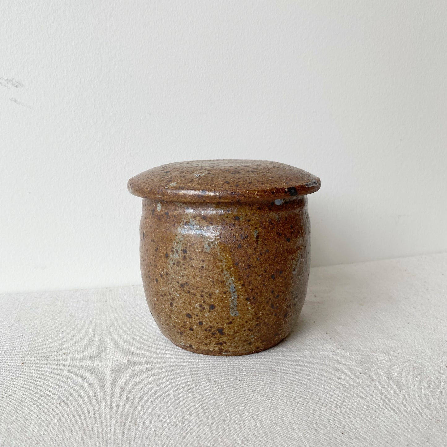 Vintage Studio Pottery Vessel with Lid