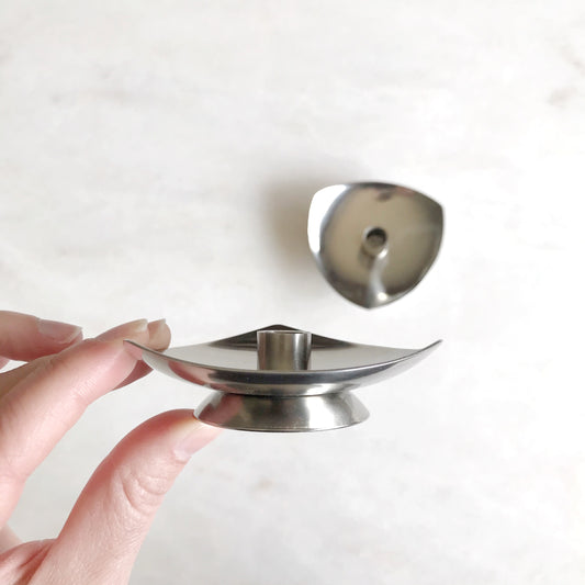 Pair of Vintage Danish Mini Candle Holders