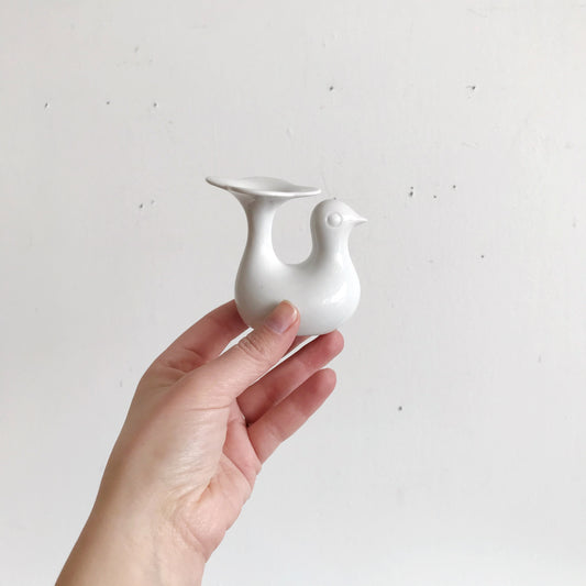 Vintage Minimalist Porcelain Bird, Germany
