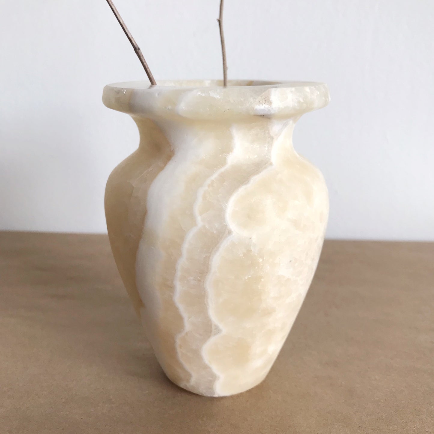 Vintage Alabaster Vase, Egypt