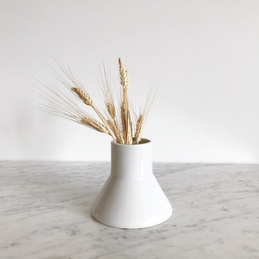 Vintage Modern Geometric Ceramic Vase