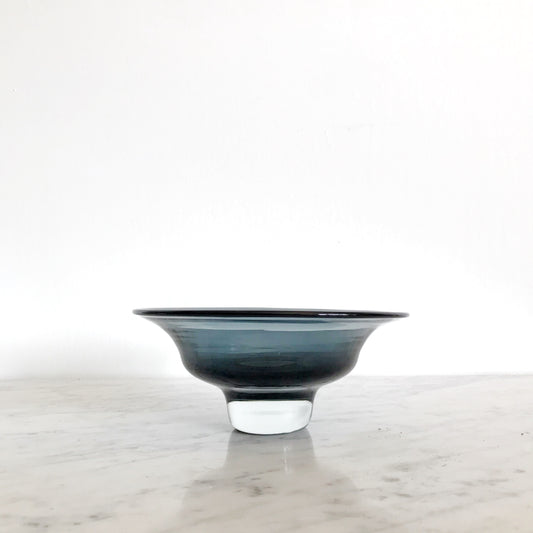 Modern Blue Glass Bowl