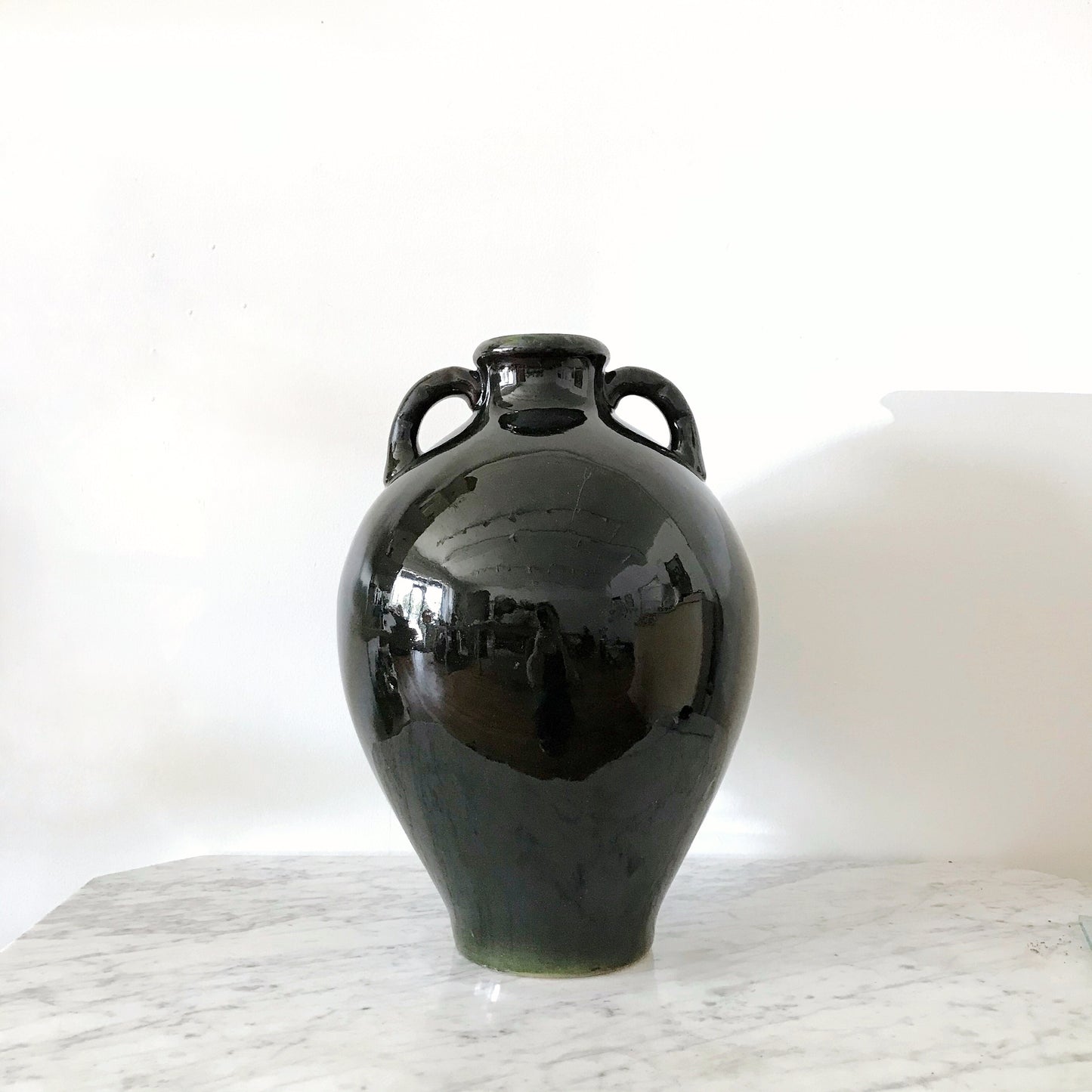 XL Ceramic Urn Shaped Vase