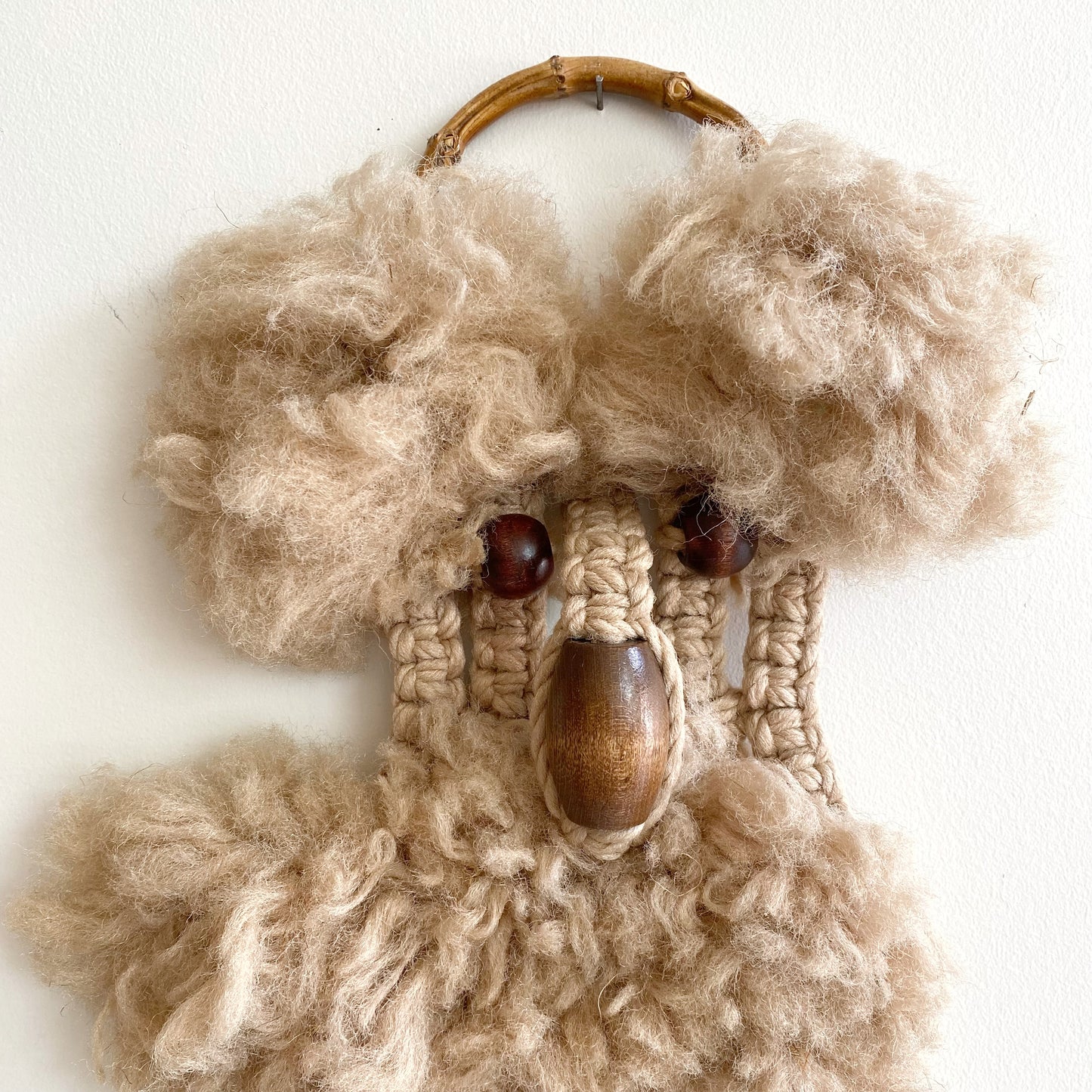 Vintage Macramé Koala