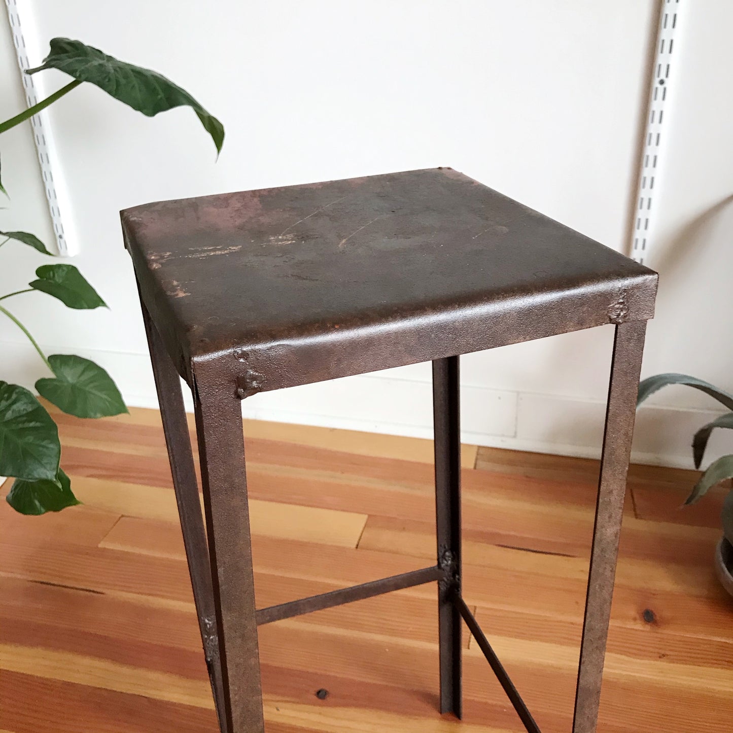 Vintage Minimal Industrial Plant Stand