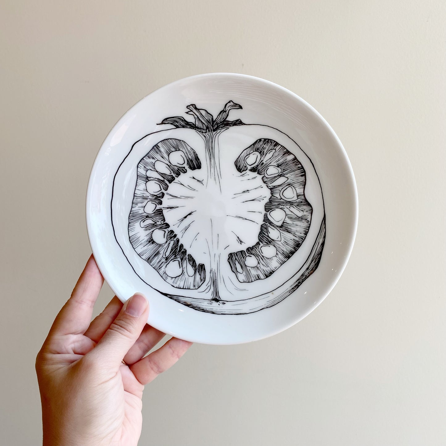 Vintage Ceramic Vegetable Plates, Choose Style