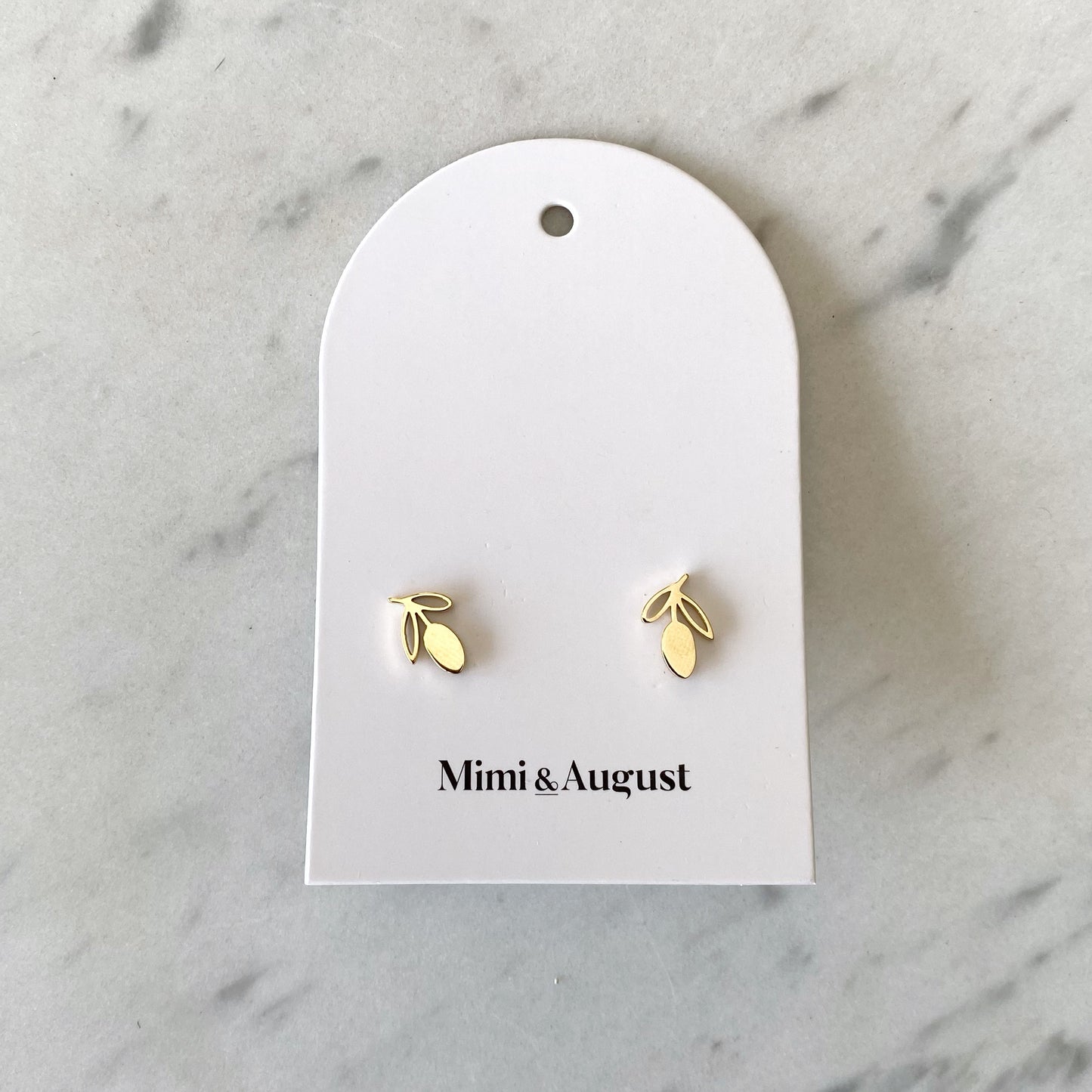 Gold-plated Earrings: LEMON