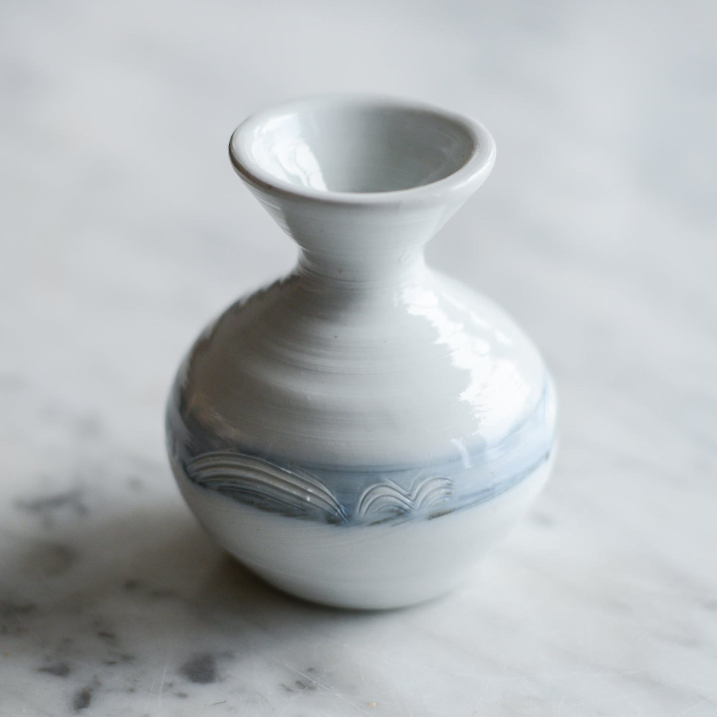 Small Vintage Pottery Vase, 3.5”