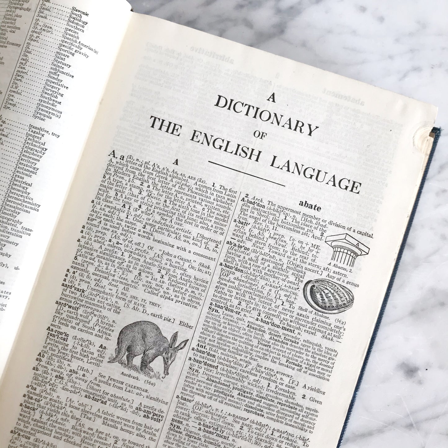 Book: 1936 Webster's Collegiate Dictionary