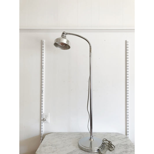 Vintage Adjustable Chrome Floor Lamp