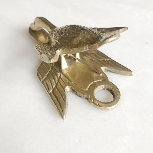 Single Vintage Brass Duck Clip