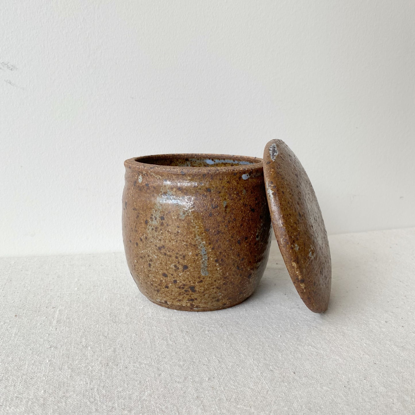 Vintage Studio Pottery Vessel with Lid