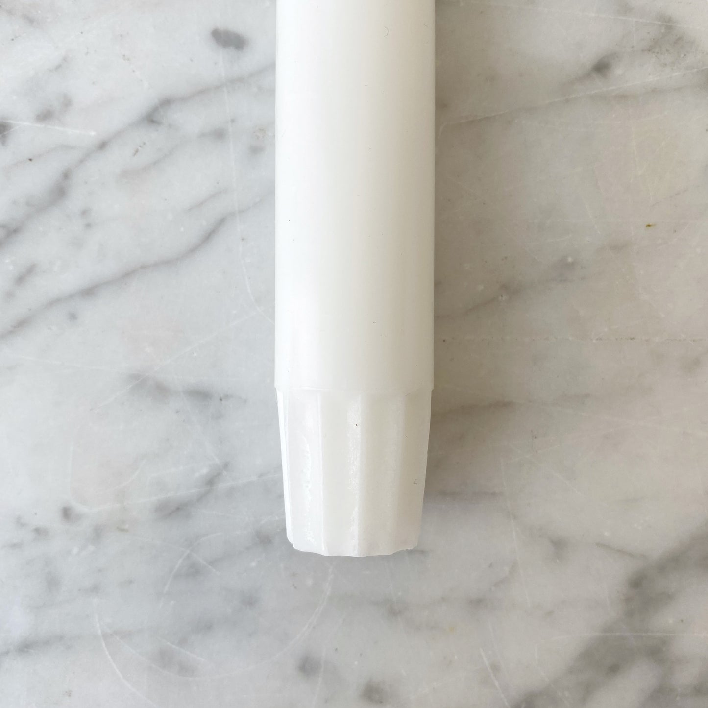 7.5” White Taper Candle