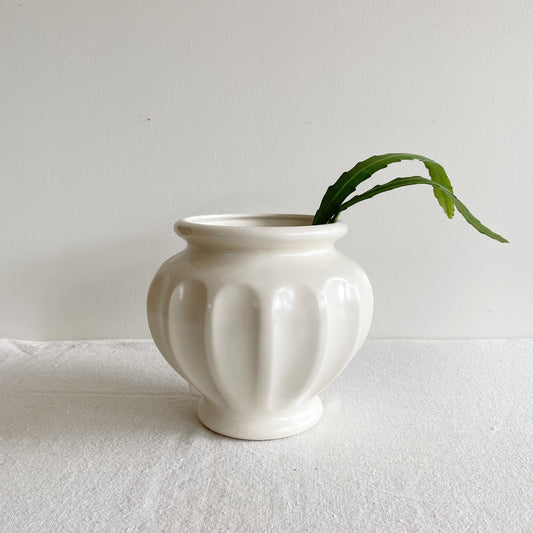Vintage Ceramic Planter by Haeger, Ivory