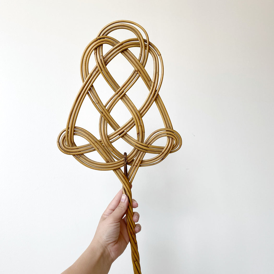 Vintage Rattan Rug Beater — HAUS THEORY