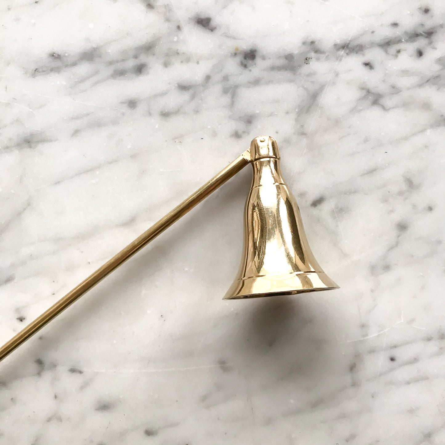Large Vintage Brass Candle Snuffer