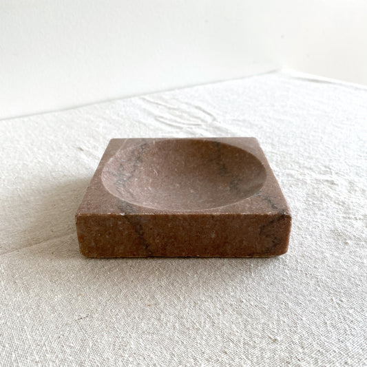 Vintage Marble Ashtray / Catchall / Dish