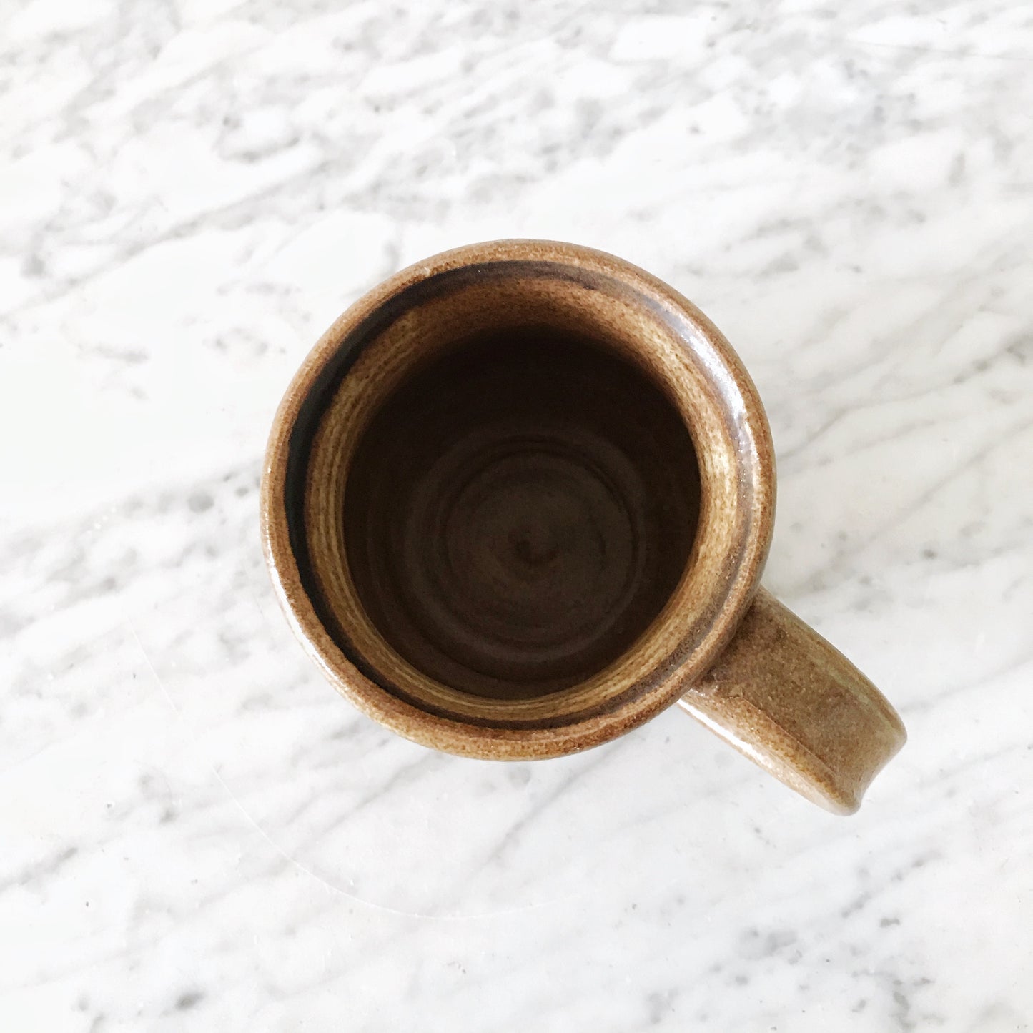 Stoneware Mug with Grass Design