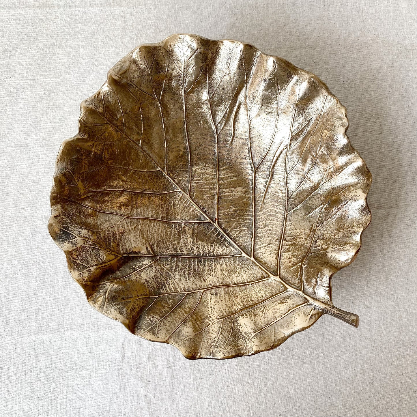 Found Oversized Leaf Bowl