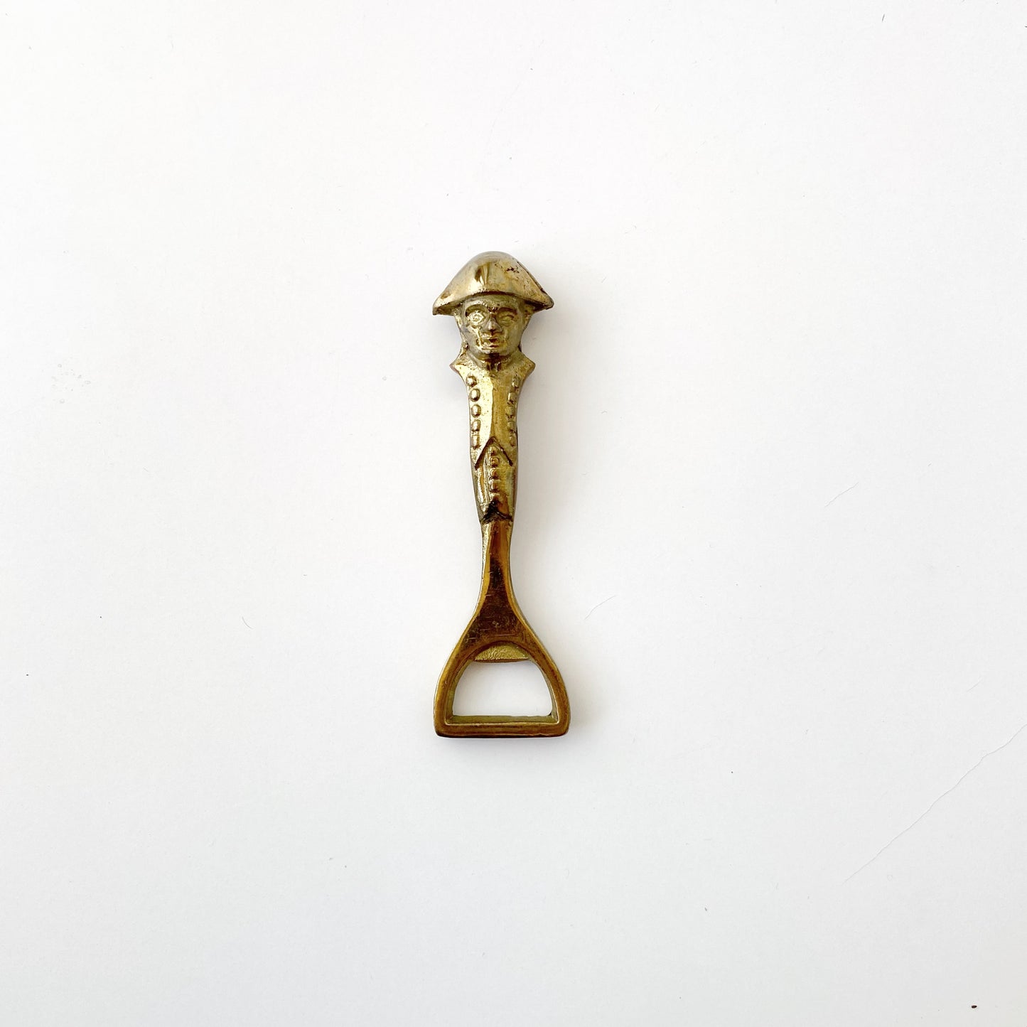 Vintage Solid Brass Soldier Bottle Opener