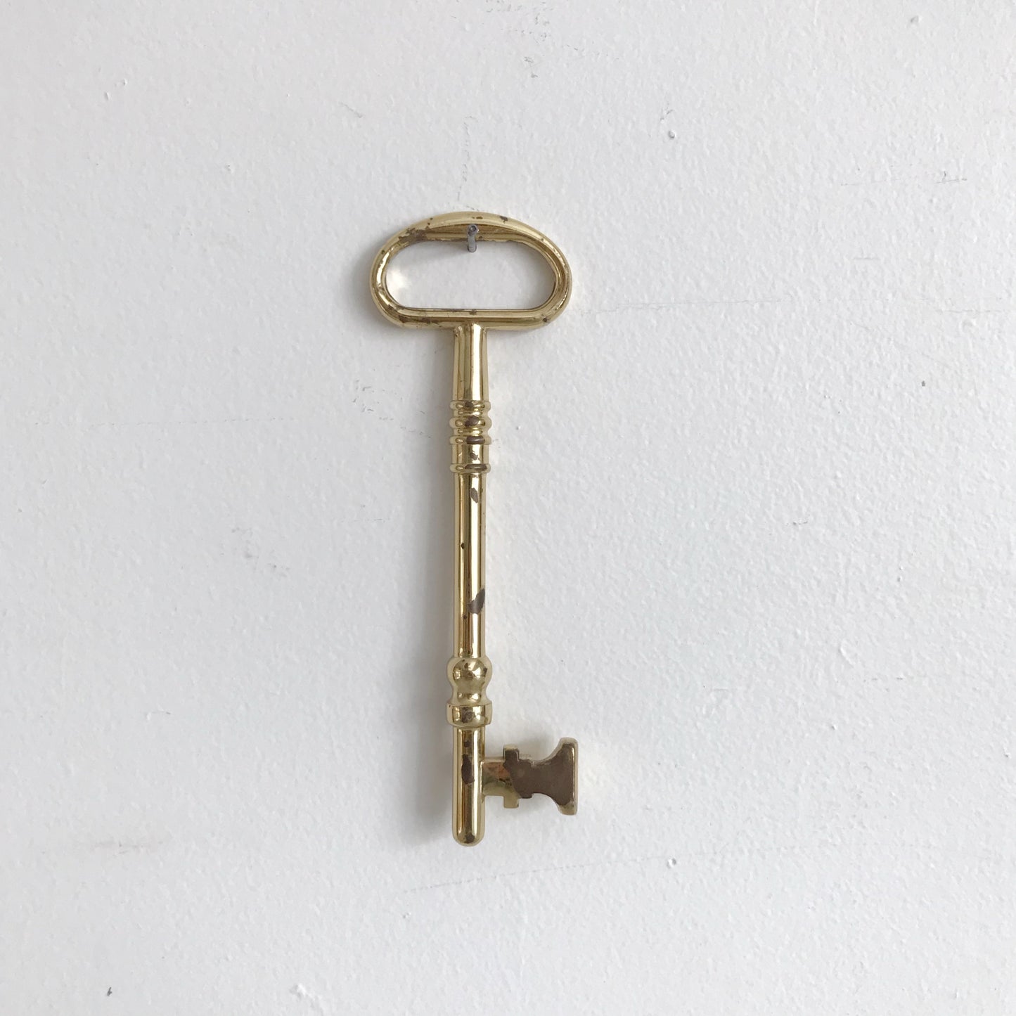 Large Vintage Brass Skeleton Key