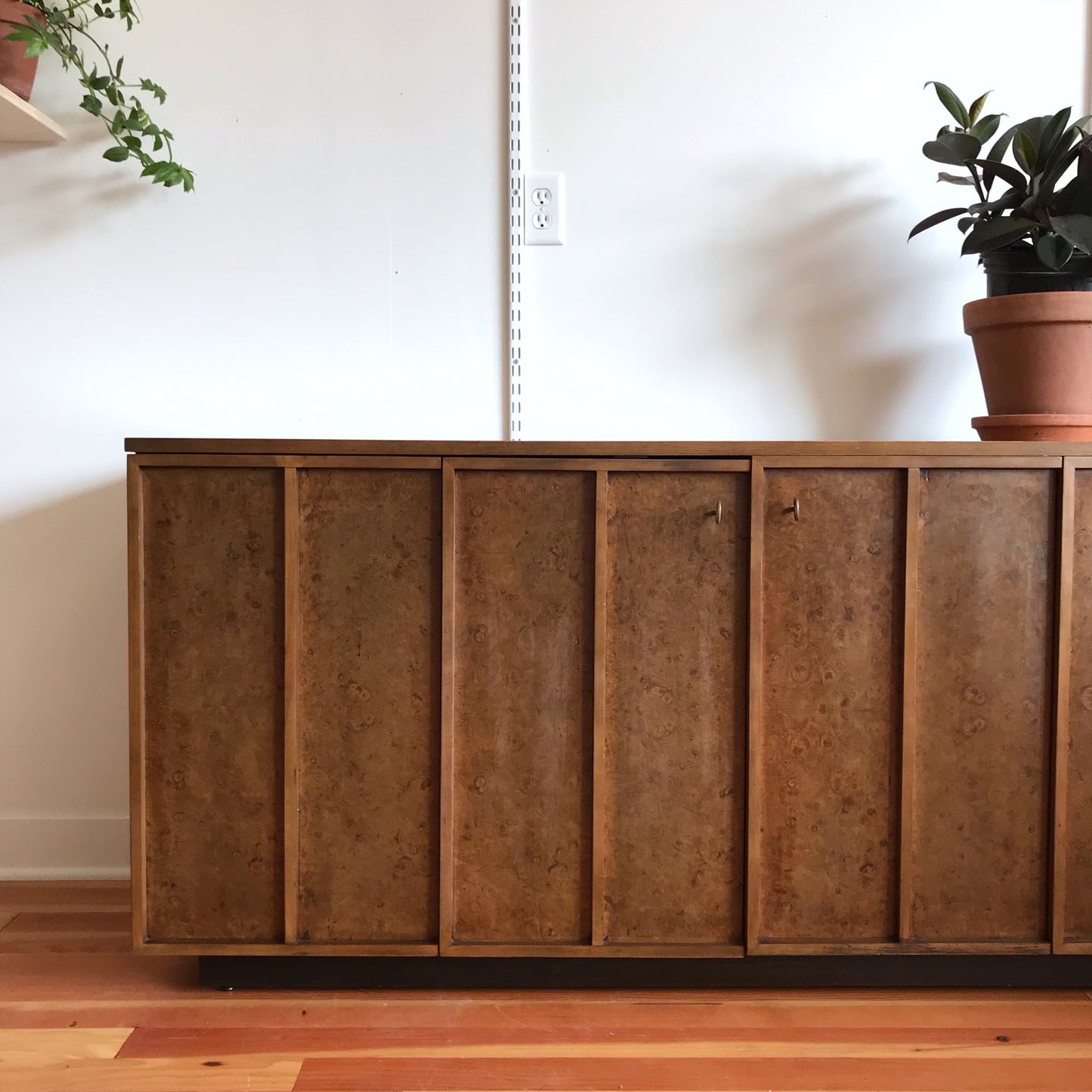 Vintage Credenza with Burled Wood