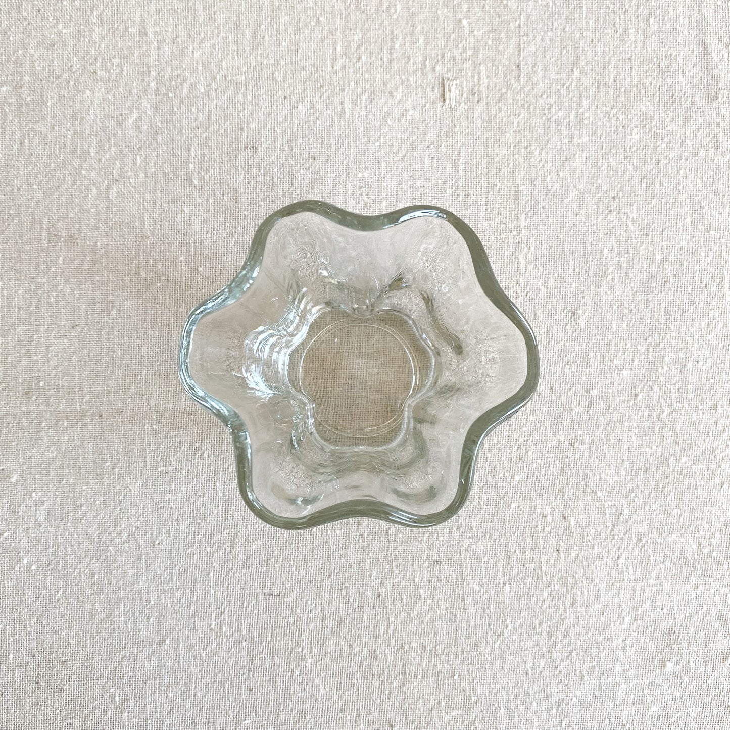 Petite Wavy Glass Vase