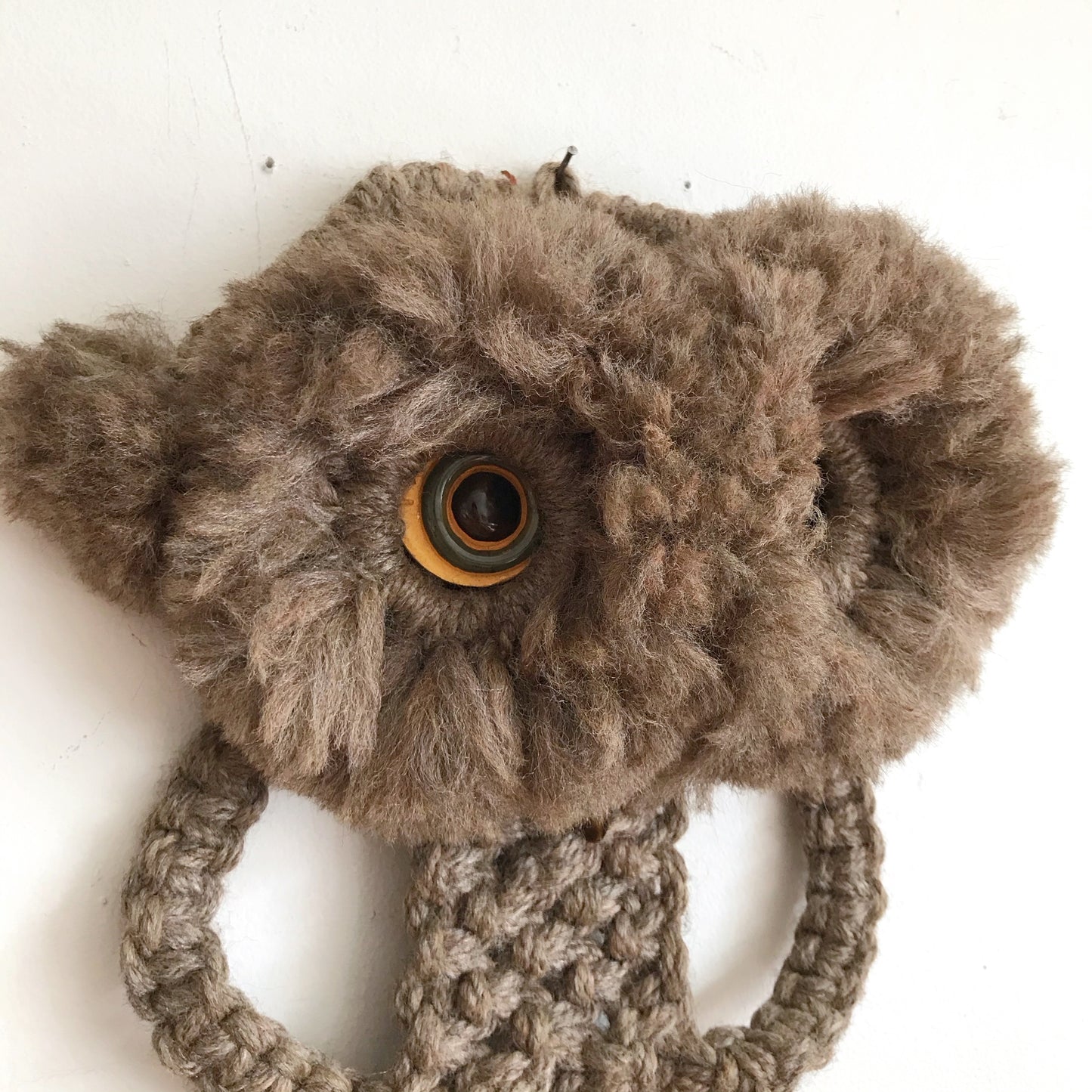 Vintage Hand-Woven Owl Towel Ring
