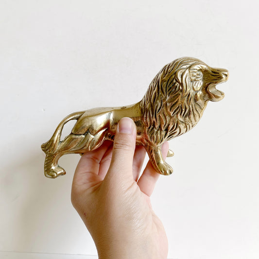 Vintage Brass Lion